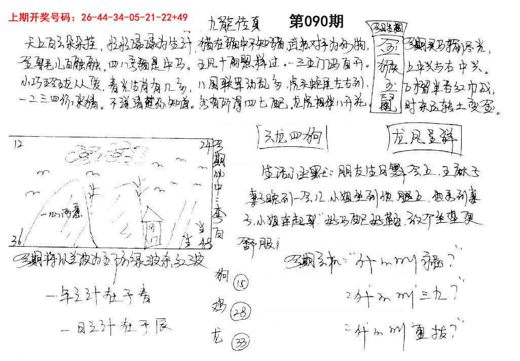 090期手写九龙内幕[图]