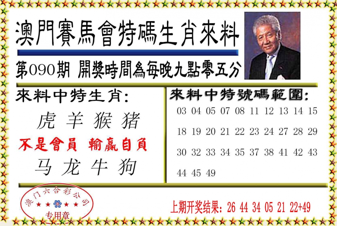 090期特码生肖来料[图]