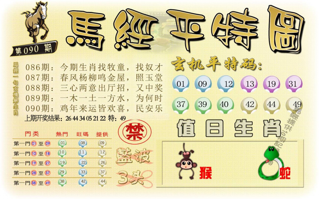 090期马经平特图[图]